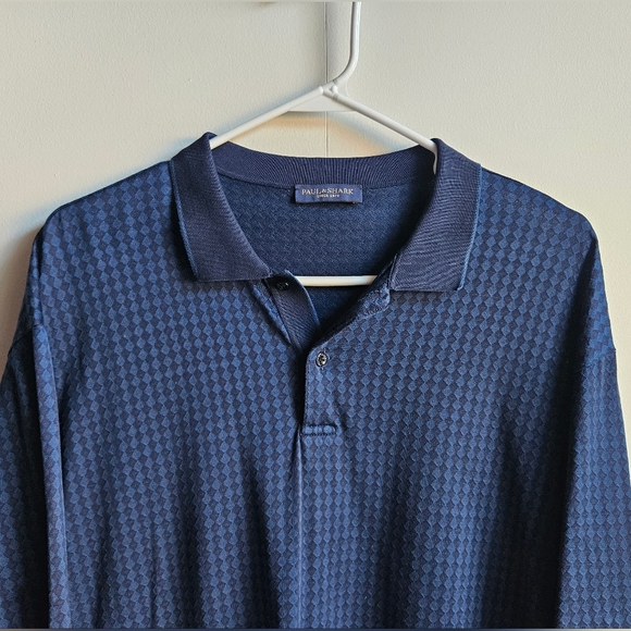 Paul Shark Italian-Made Cotton Polo in Men's 3XL - Picture 3 of 14
